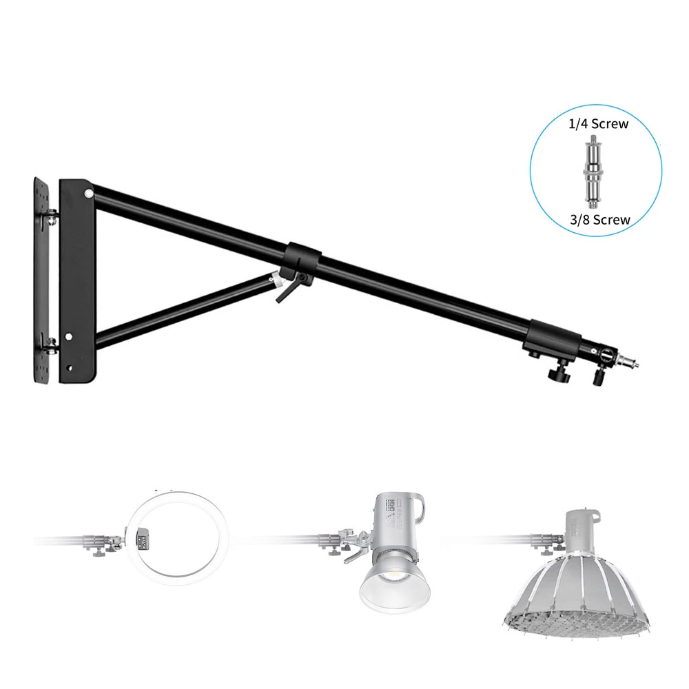 Photography Lighting Triangle - 写真撮影用三角アーム付きストロボライト,壁掛け,ソフトボックス,傘,リフレクター,リングライト,100, 135, 170cm