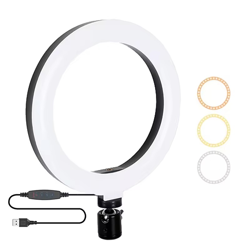 Photography Lighting Set Up - 16/26/33 センチメートル自撮りリングライト写真撮影補助光 LED リングランプグローソフトアイプロテクション写真撮影ランプ用品ホームスタジオ