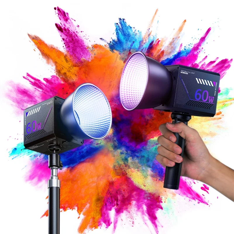 Photography Lighting Styles - RGB ビデオライト ポータブル LED 写真スタジオライト 10000mAh