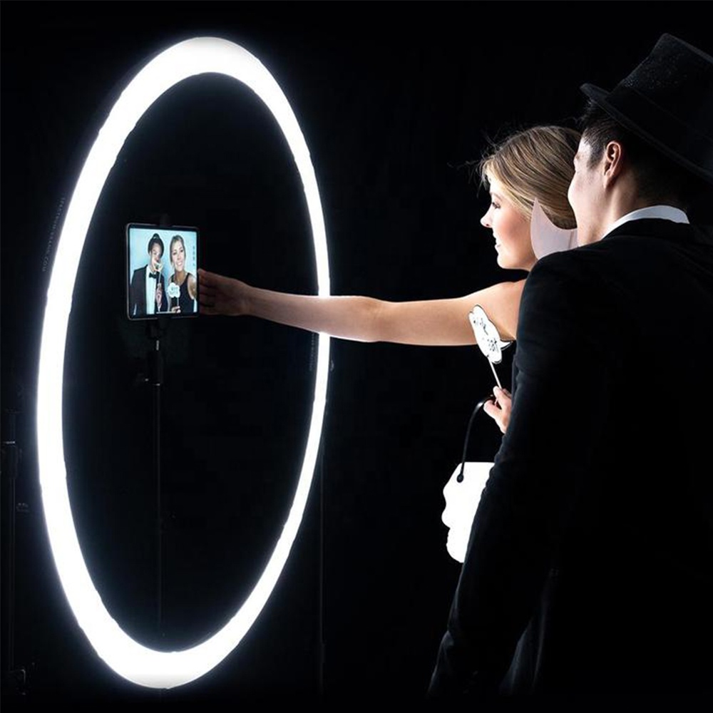 Photography Lighting For Studio - 120W LEDリングライト、ワイヤーコントロール式、スタジオビデオ撮影用、高効率写真撮影照明