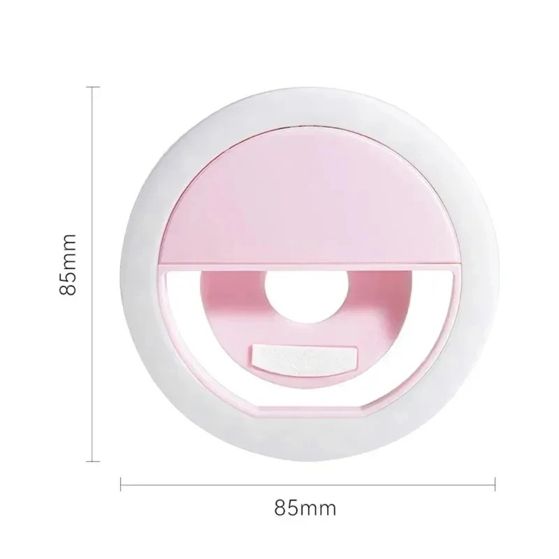 1～4個 LEDセルフィーリングライト 携帯電話用三段階調光 - Photography Lighting Set Up のレビューと価格