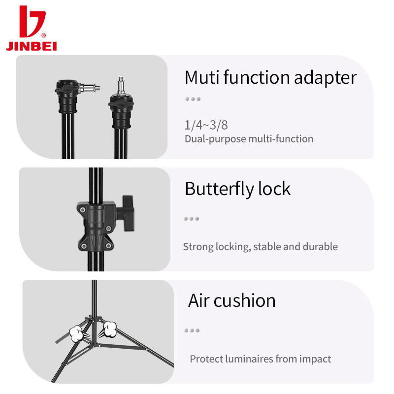 JINBEI MZ-2400FP エアークッションアルミ製撮 - Photography Lighting For Studio のレビューと価格