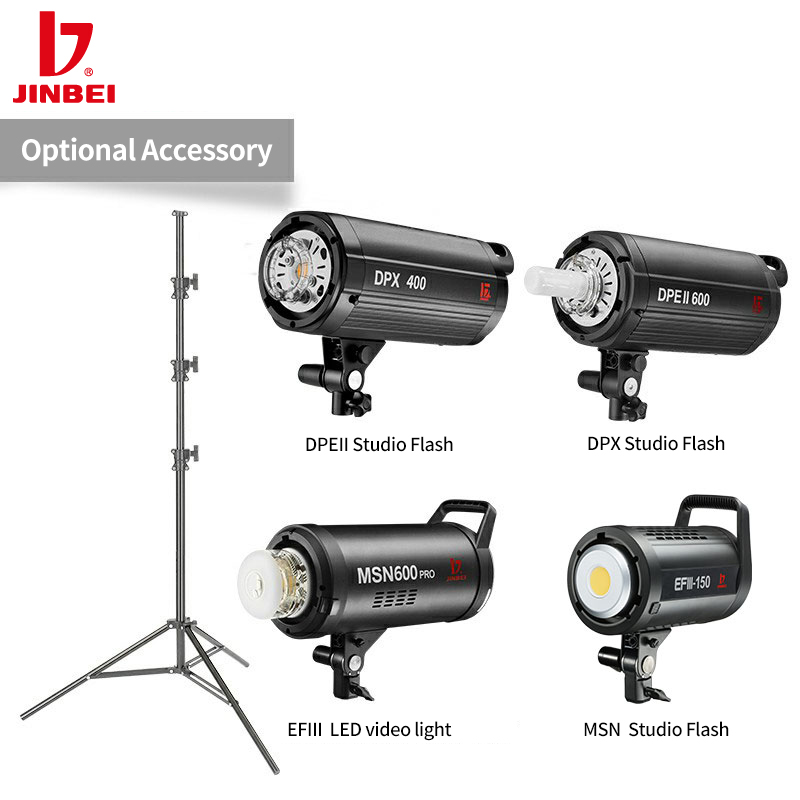 JINBEI MZ-2400FP エアークッションアルミ製撮 - Photography Lighting For Studio のレビューと価格
