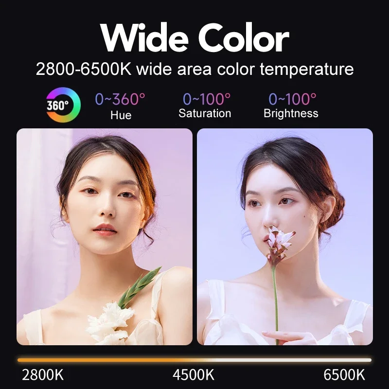 RGB ビデオライト ポータブル LED 写真スタジオライト - Photography Lighting Styles のレビューと価格