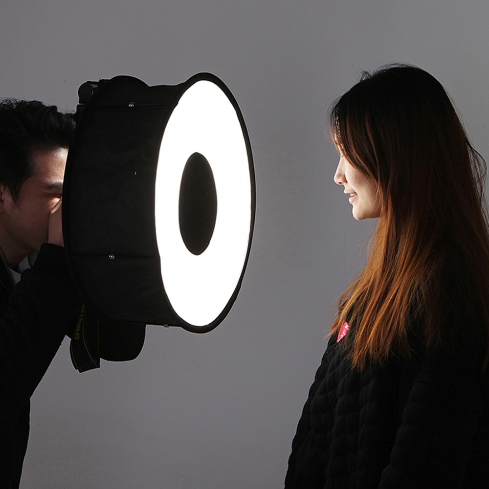 45cmリングソフトボックス、スピードライト用ラウンド型フラ - Photography Lighting Style のレビューと価格