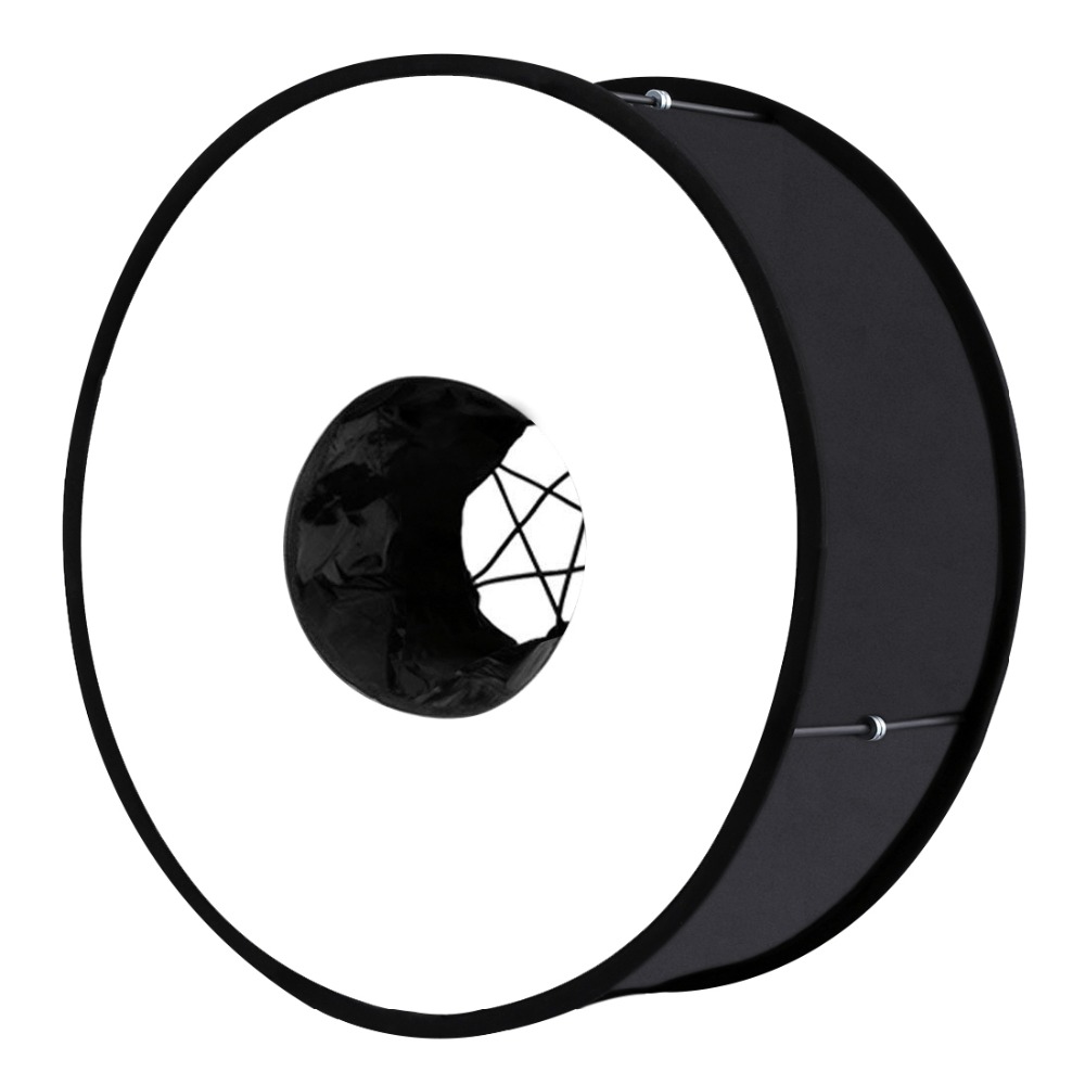 45cmリングソフトボックス、スピードライト用ラウンド型フラ - Photography Lighting Style のレビューと価格