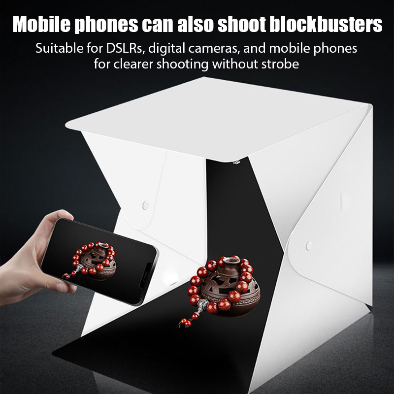 ライトボックス ミニフォトスタジオボックス 23*22*24 - Photography Lighting Styles のレビューと価格