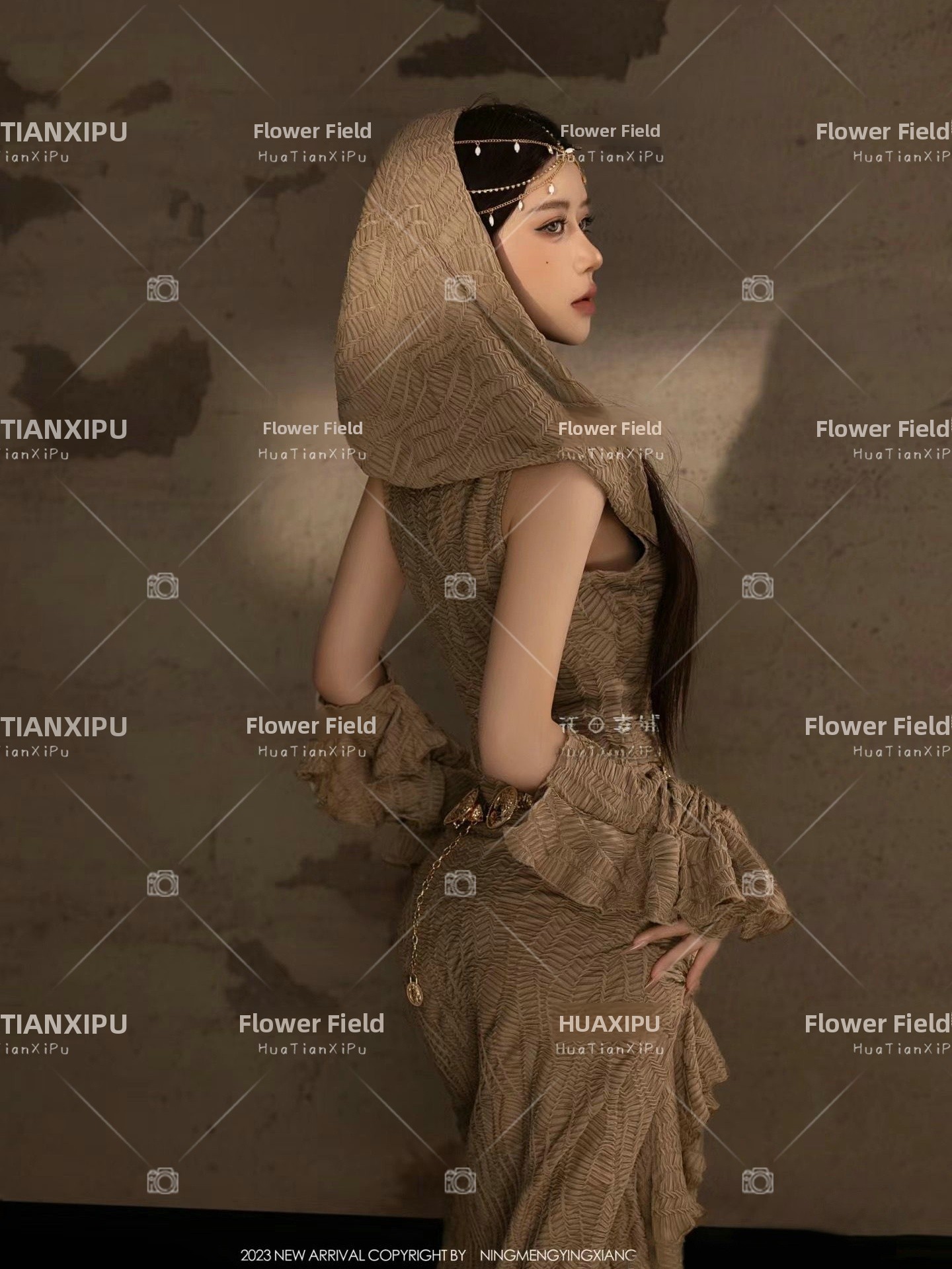 新しい砂漠のオアシスプリンセススタイルの写真撮影服旅行撮影エ - Photography Lighting Style のレビューと価格