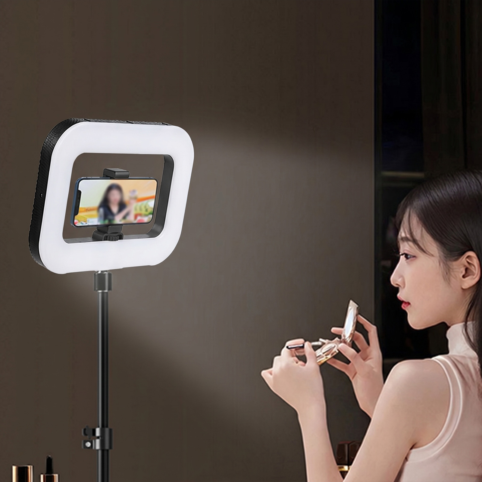 ハンドヘルド自撮りライト多目的充電式撮影ライト調整可能な二色 - Photography Lighting Handheld のレビューと価格
