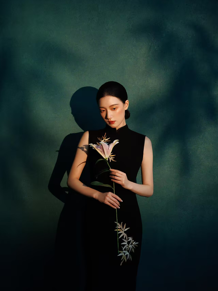 新しい2026年ブラック写真スタジオ中国風ポートレート服高級 - Photography Lighting Style のレビューと価格