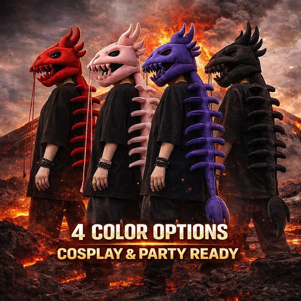 ドラゴンスカルスパインプラッシュフード ロング恐竜スケルトン - Photography Lighting Style のレビューと価格