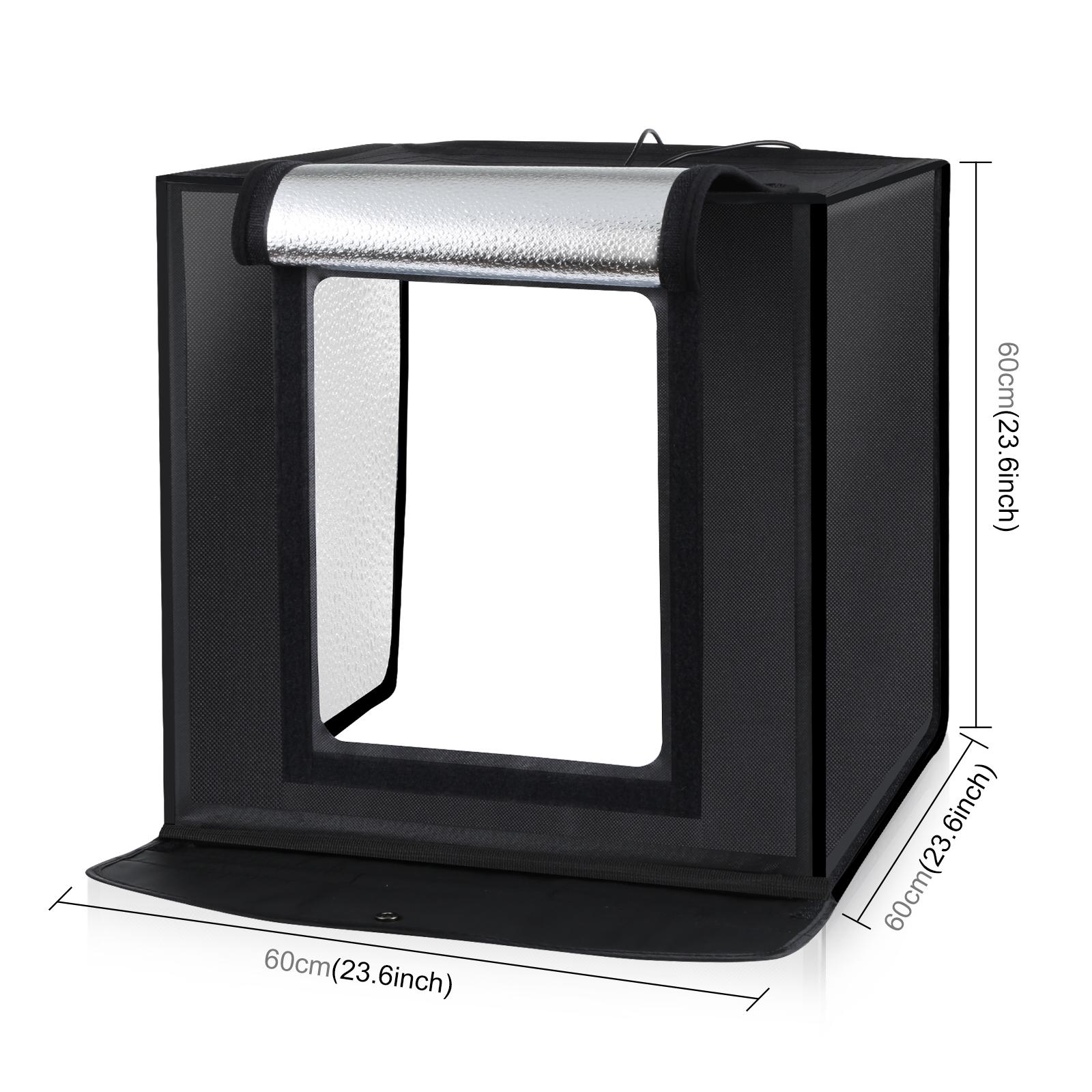 PULUZ 60cm写真スタジオライトボックス ポータブル  - Photography Lighting Set Up のレビューと価格