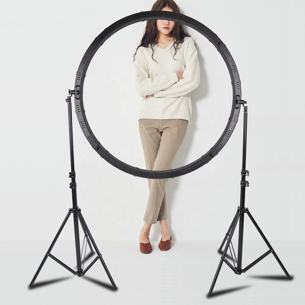 120W LEDリングライト、ワイヤーコントロール式、スタジ - Photography Lighting For Studio のレビューと価格
