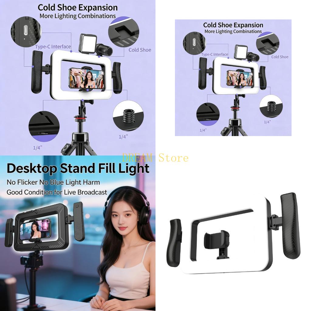 ハンドヘルドポータブルライト 360 ライト調整可能な明るさ - Photography Lighting Handheld のレビューと価格