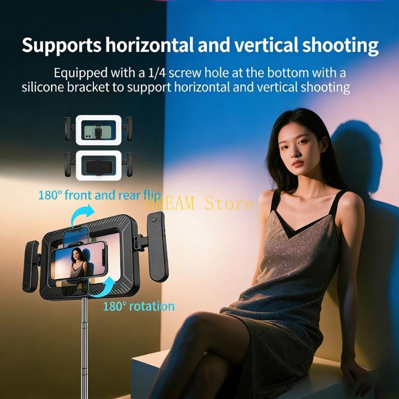 ハンドヘルドポータブルライト 360 ライト調整可能な明るさ - Photography Lighting Handheld のレビューと価格