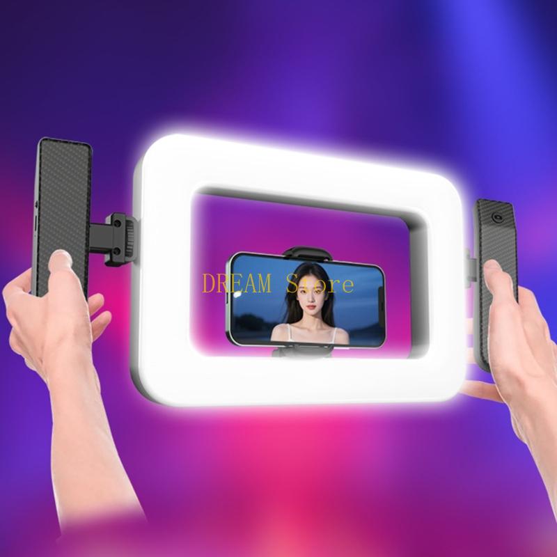 ハンドヘルドポータブルライト 360 ライト調整可能な明るさ - Photography Lighting Handheld のレビューと価格