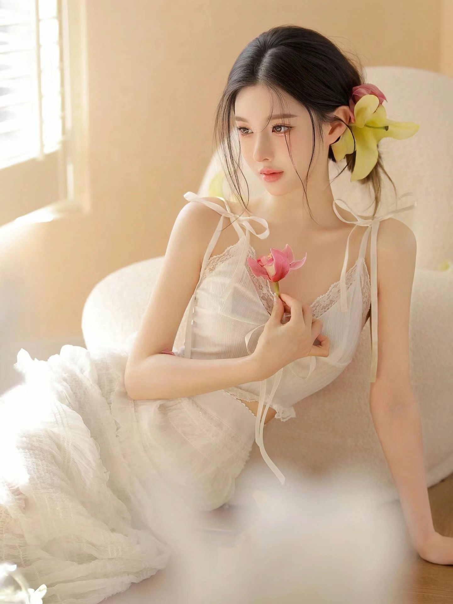 ロマンチックライトオキシジェンガールフィール写真スタジオ夏の - Photography Lighting Style のレビューと価格