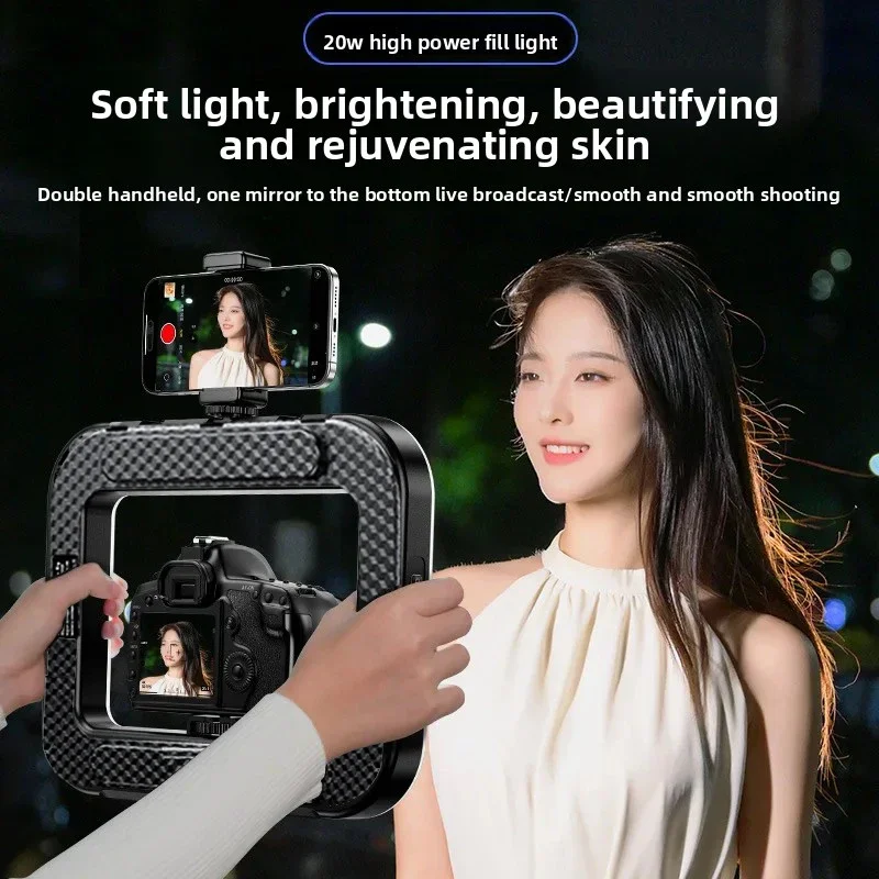 ポータブルハンドヘルドリングLEDライト 新型ウサギケージ照 - Photography Lighting Handheld のレビューと価格