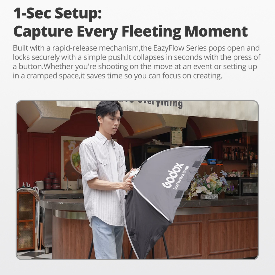 Godox EazyFlowシリーズ折りたたみ式ソフトボック - Photography Lighting Flash のレビューと価格
