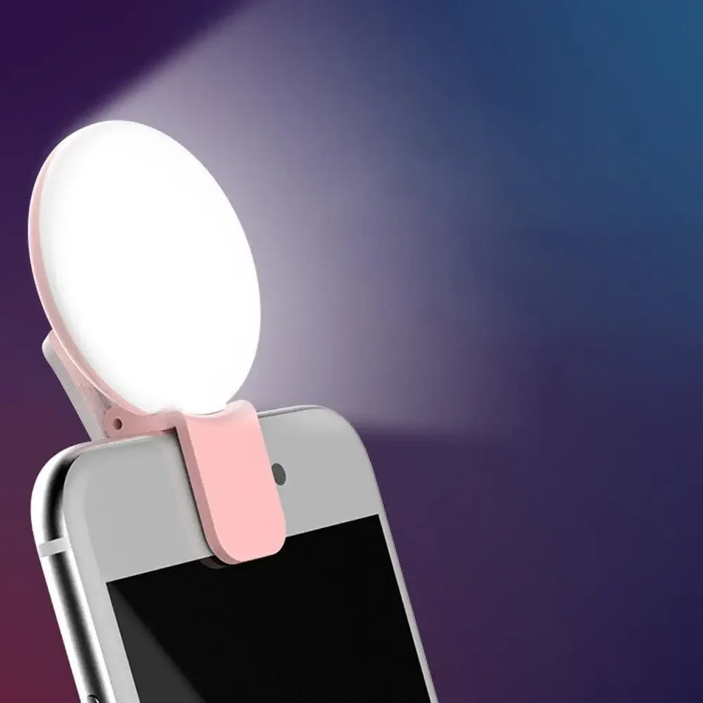 携帯電話 LED Selfie リングライトポータブルミニ耐 - Photography Lighting Handheld のレビューと価格