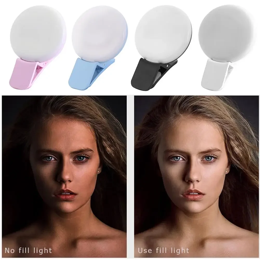 携帯電話 LED Selfie リングライトポータブルミニ耐 - Photography Lighting Handheld のレビューと価格