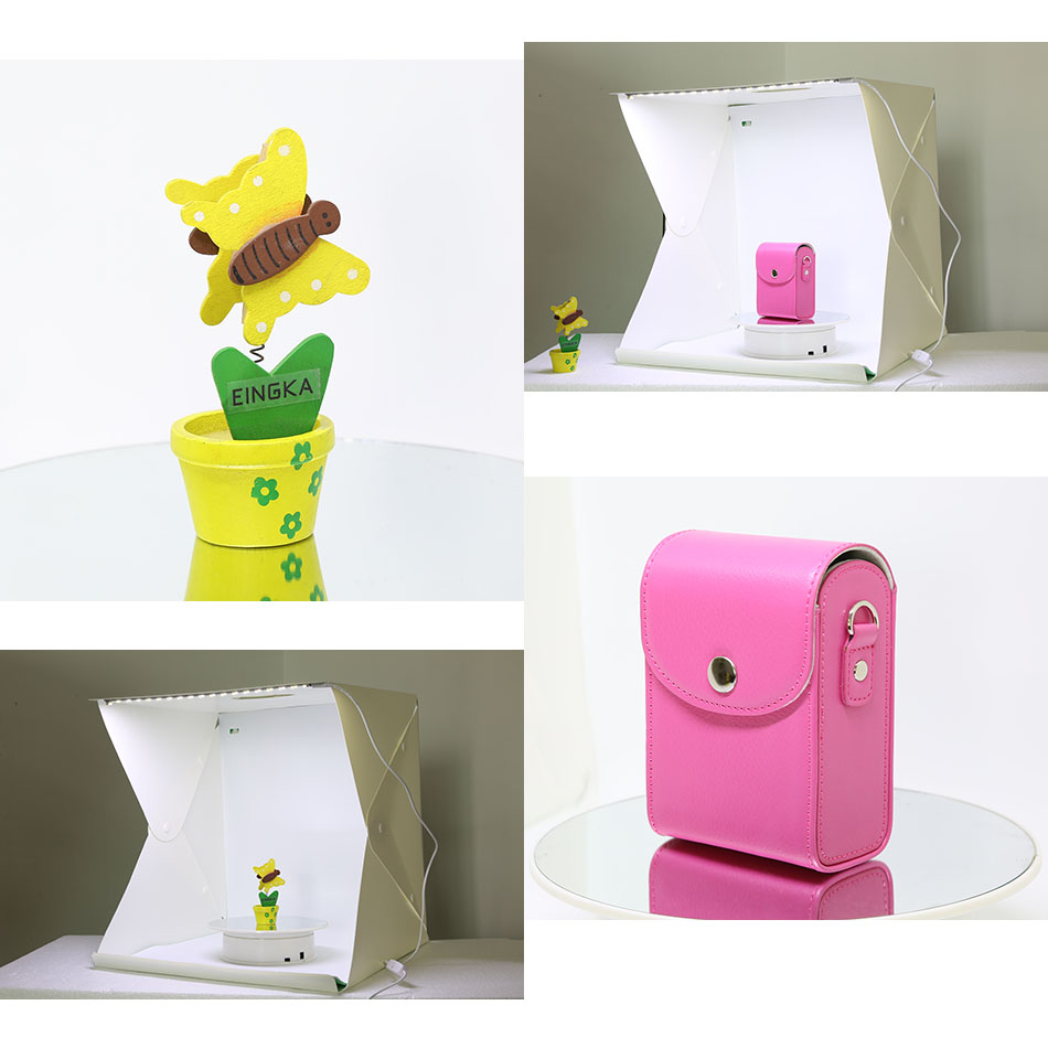 折りたたみ式スタジオディフューズソフトボックス LEDライト - Photography Lighting White Background のレビューと価格